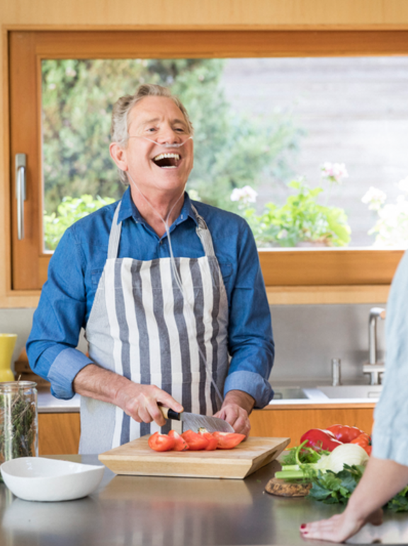 COPD male patient (cooking) 5