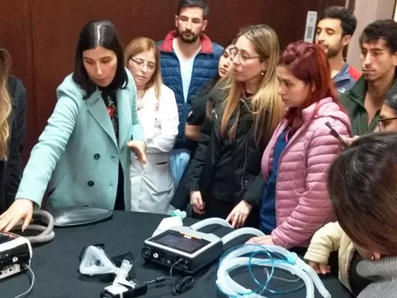 Taller de Ventilación No Invasiva en la provincia de Tucuman, dictado por especialistas en ventilación